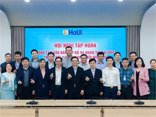 Đại học Công nghiệp Hà Nội tập huấn công tác văn bản nội bộ và quản trị đại học