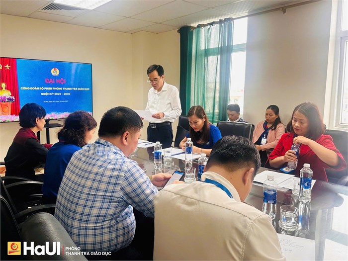 Đại hội Công đoàn Phòng Thanh tra giáo dục nhiệm kỳ 2025-2030: Phát huy tinh thần đoàn kết, đổi mới và trách nhiệm