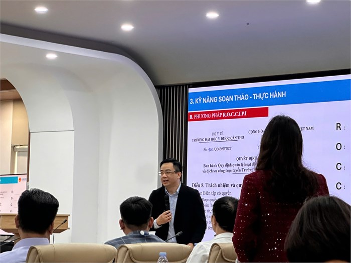 Đại học Công nghiệp Hà Nội tập huấn công tác văn bản nội bộ và quản trị đại học